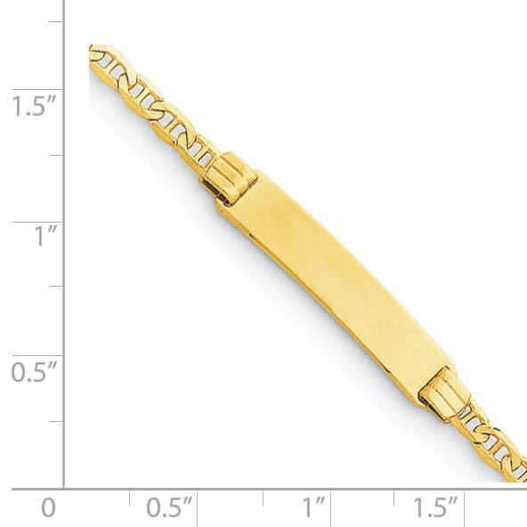 Lovely Rita's Bracelets 14k 6" Anchor Link Child ID Bracelet