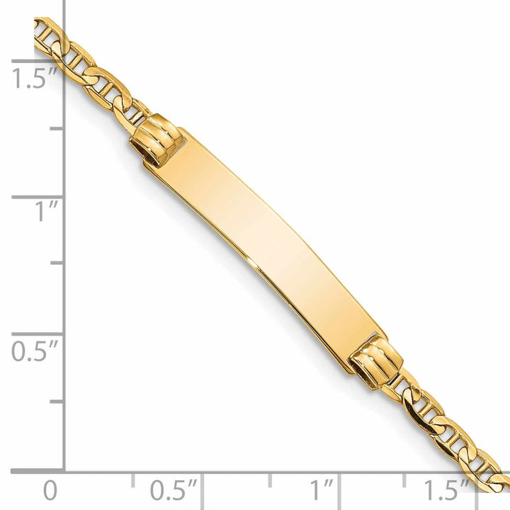 Lovely Rita's Bracelets 14k 6" Anchor Link Child ID Bracelet