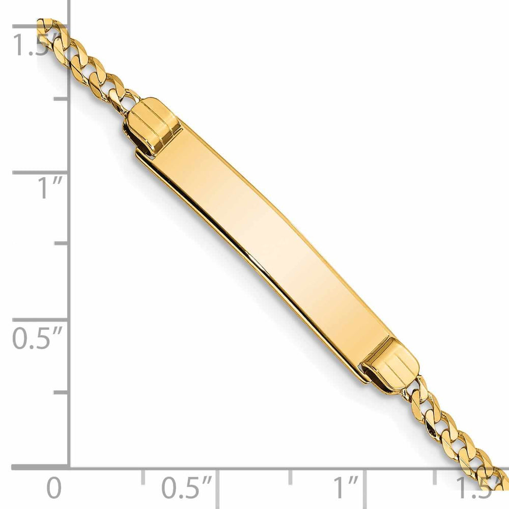 Lovely Rita's Bracelets 14k 6" Curb Link Child ID Bracelet