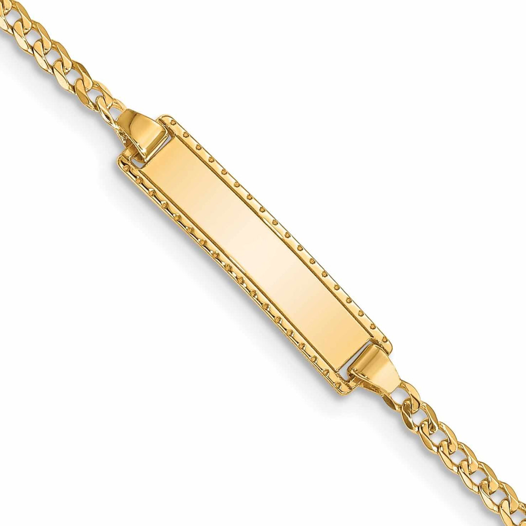 Lovely Rita's Bracelets 14k Curb Link Baby-Child ID Bracelet