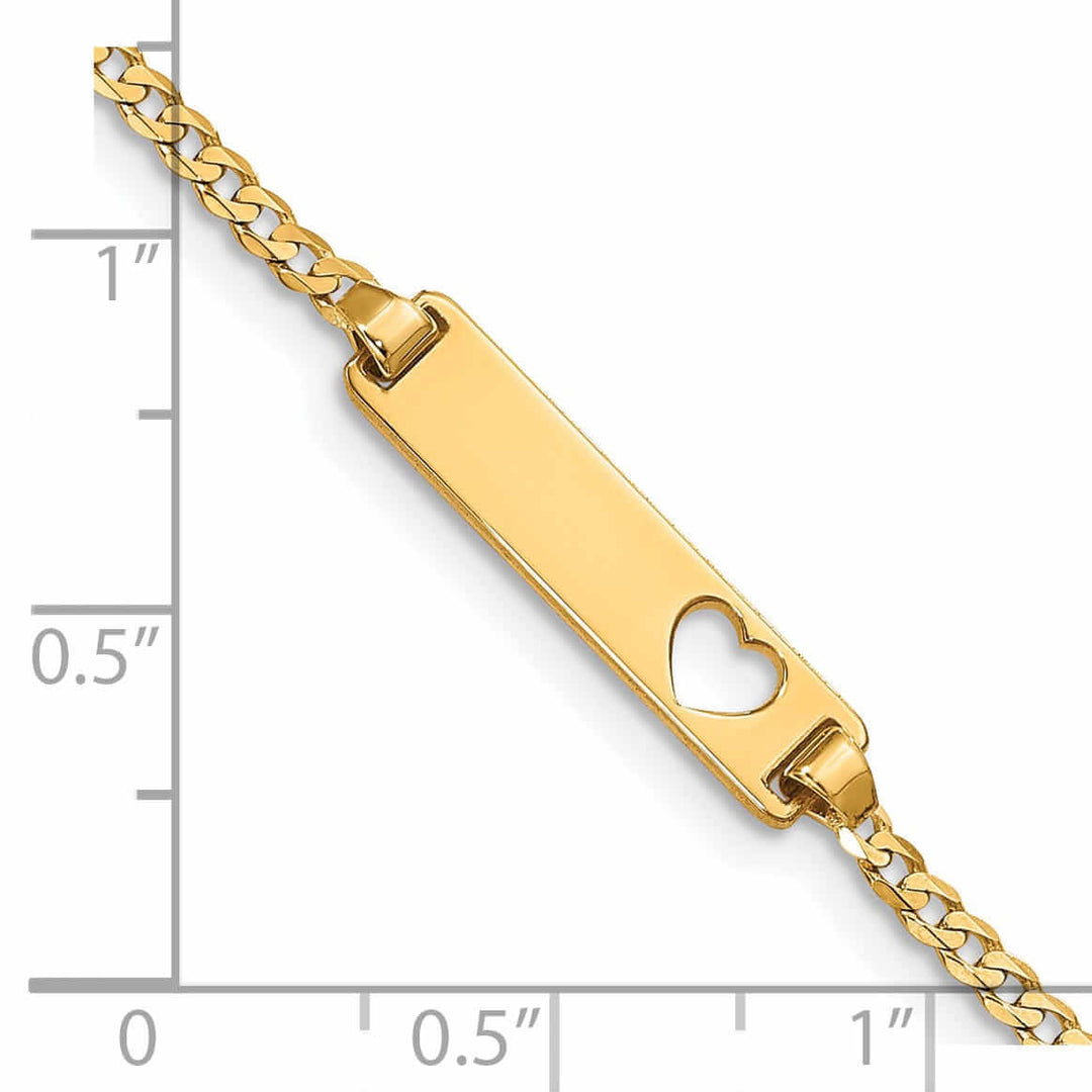 Lovely Rita's Bracelets 14k Curb Link Baby ID Bracelet