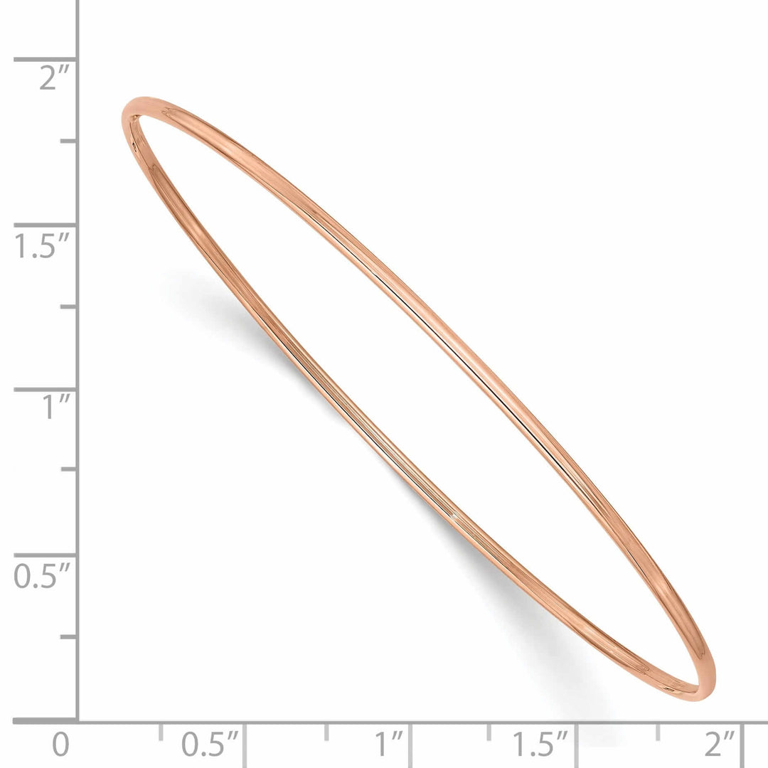 Lovely Rita's Bracelets 14k Rose Gold Bangle Bracelet