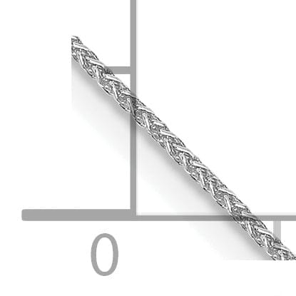 Lovely Rita's Bracelets 14k White Gold 1.00mm Solid Polish Spiga Chain