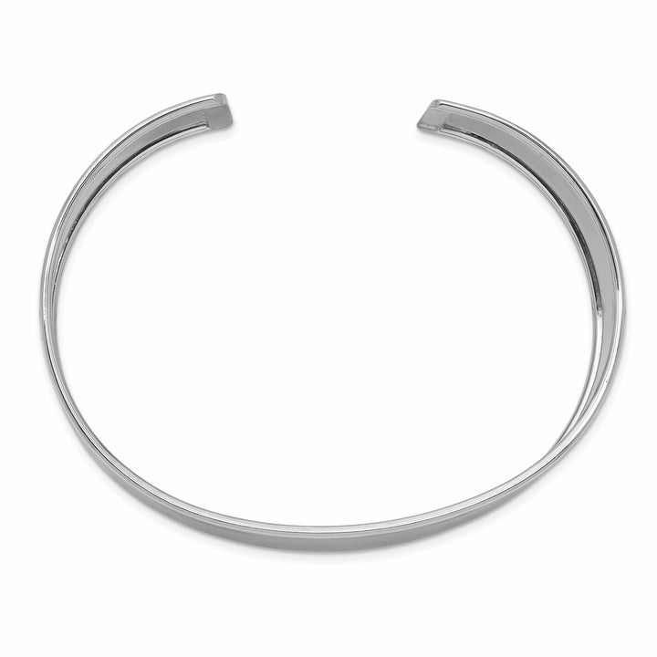 Lovely Rita's Bracelets 14k White Gold 19mm Polished Bangle