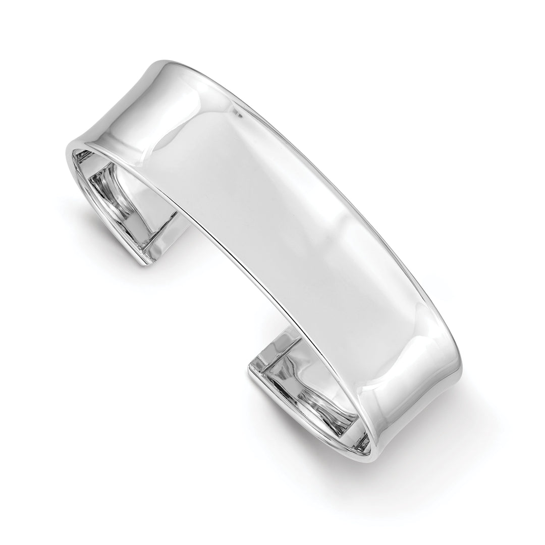 Lovely Rita's Bracelets 14k White Gold 19mm Polished Bangle