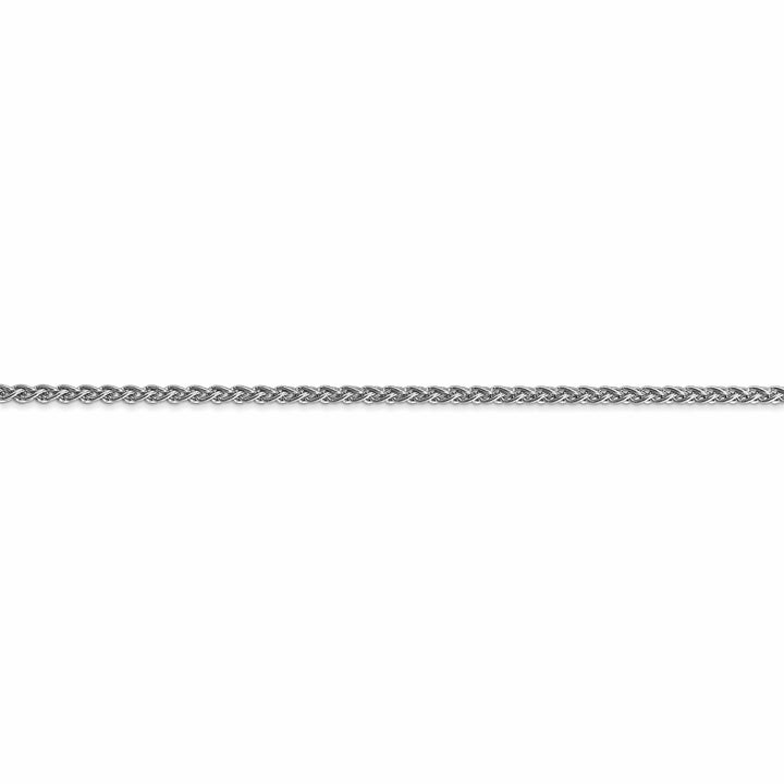 Lovely Rita's Bracelets 14k White Gold 2.25m Solid Polished Spiga Chain