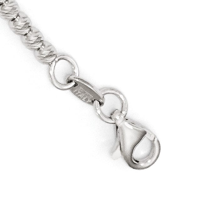 Lovely Rita's Bracelets 14k White Gold D.C Beaded Bracelet
