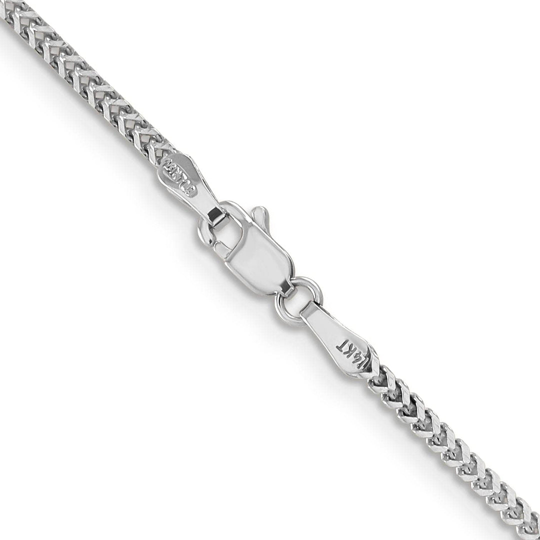 Lovely Rita's Bracelets 14k White Gold Polished 1.50mm Franco Chain