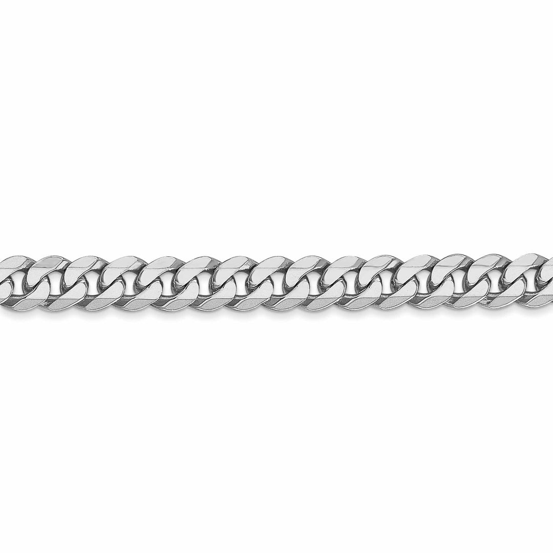 Lovely Rita's Bracelets 14k White Gold Polished 5.20mm Flat Curb Chain