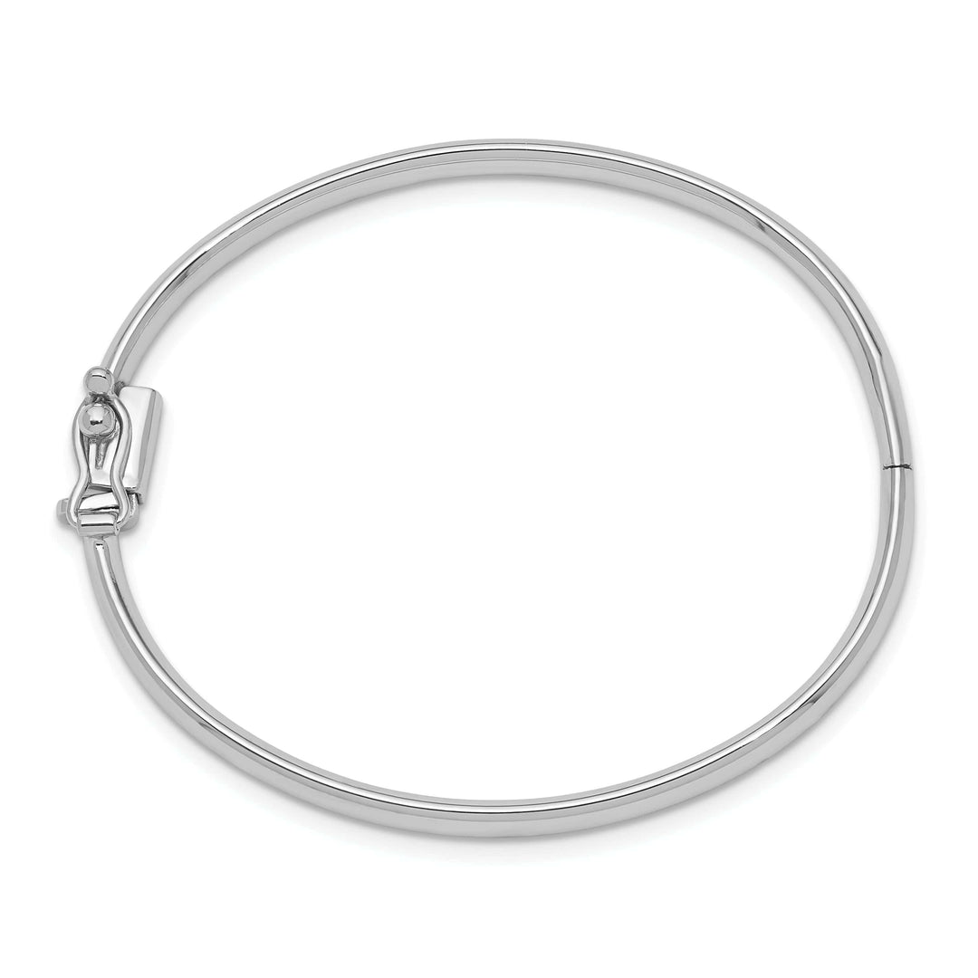 Lovely Rita's Bracelets 14k White Gold Polished Baby Bangle