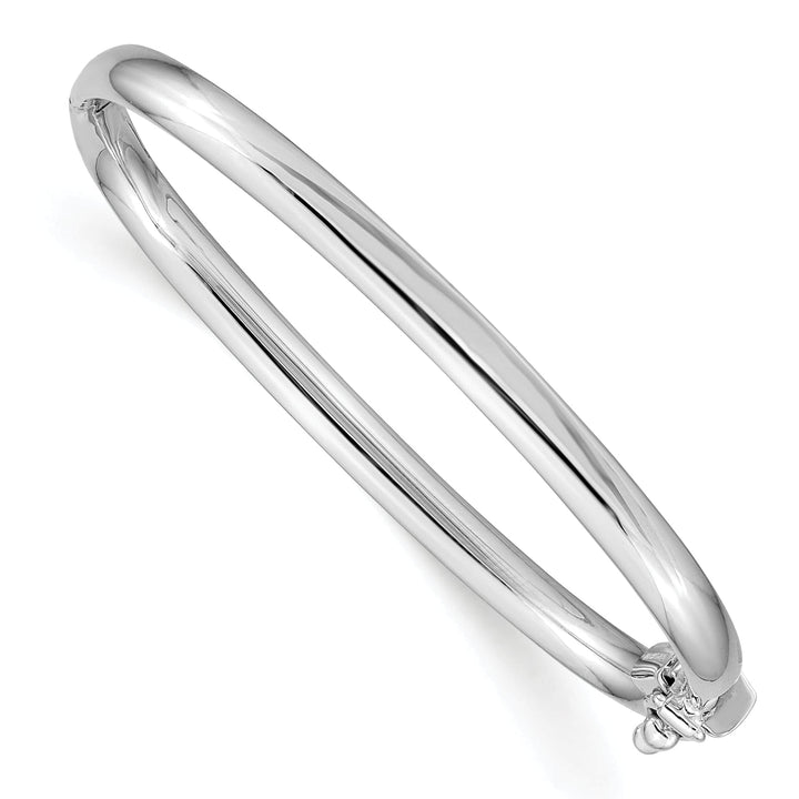 Lovely Rita's Bracelets 14k White Gold Polished Baby Bangle