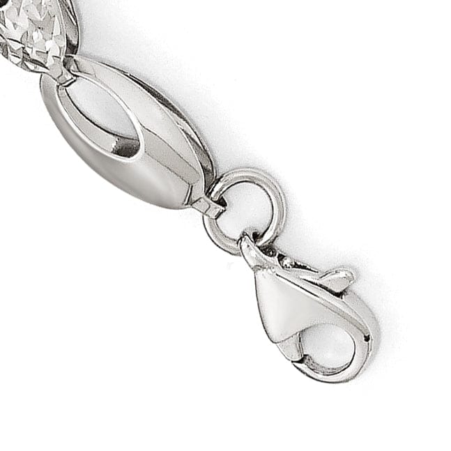 Lovely Rita's Bracelets 14k White Gold Polished D.C Bracelet