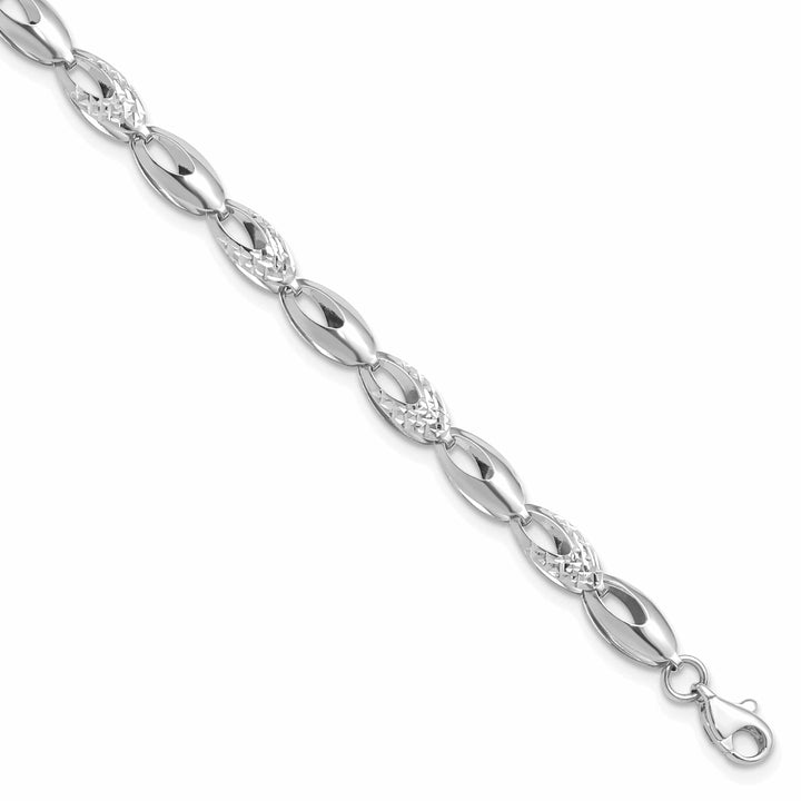 Lovely Rita's Bracelets 14k White Gold Polished D.C Bracelet