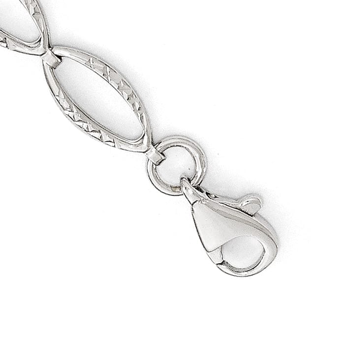 Lovely Rita's Bracelets 14k White Gold Polished D.C Bracelet