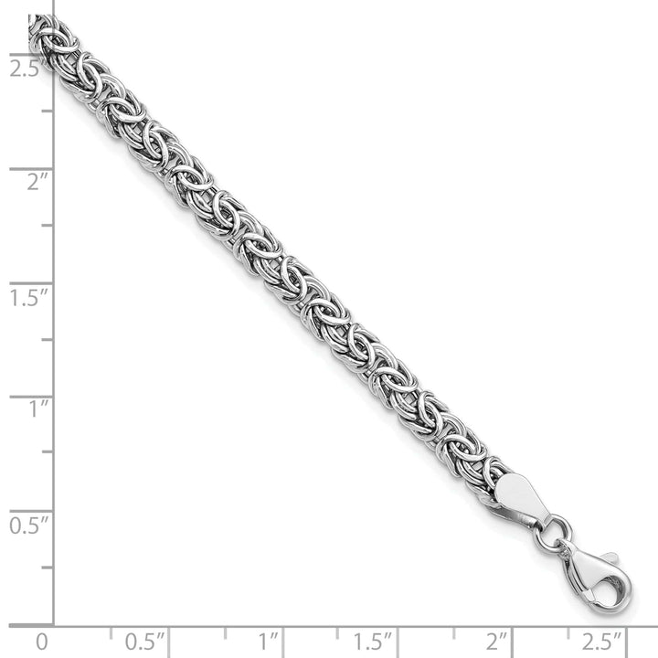 Lovely Rita's Bracelets 14k White Gold Polished Fancy Link Bracelet