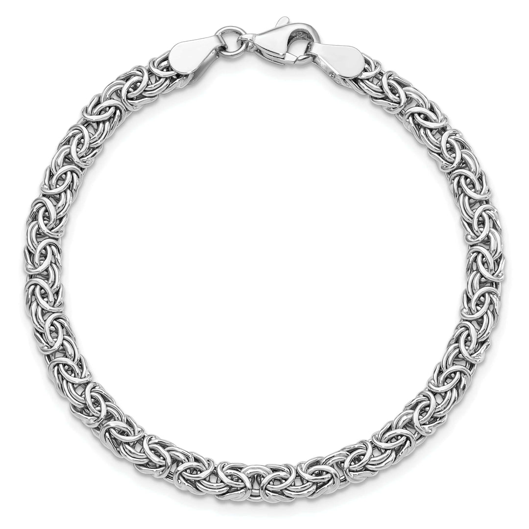 Lovely Rita's Bracelets 14k White Gold Polished Fancy Link Bracelet