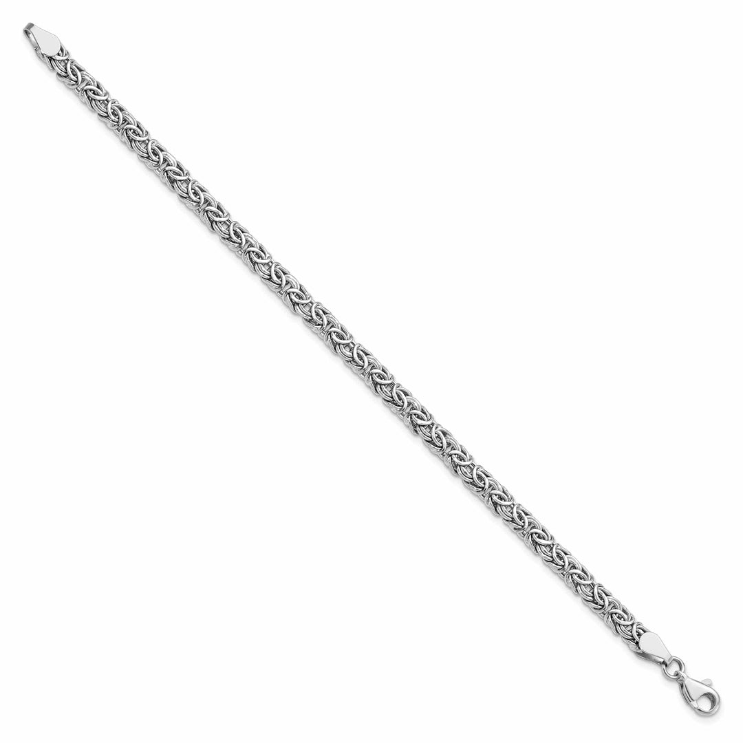 Lovely Rita's Bracelets 14k White Gold Polished Fancy Link Bracelet