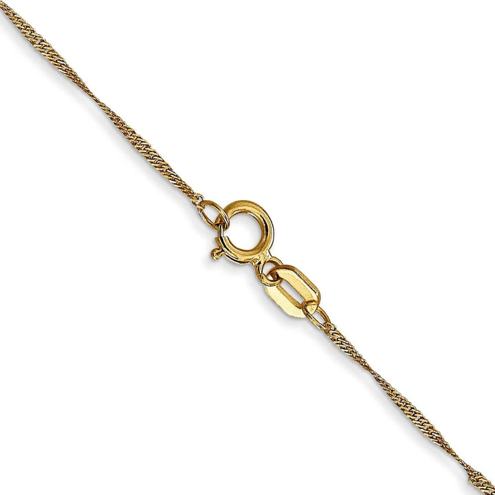 Lovely Rita's Bracelets 14k Yellow Gold 1.00m Polished Singapore Chain