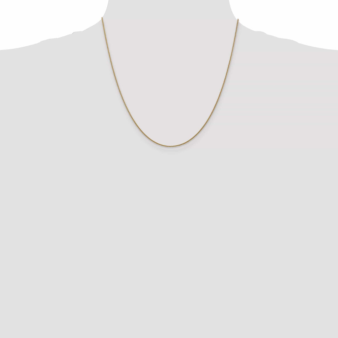 Lovely Rita's Bracelets 14k Yellow Gold 1.00mm Diamond Cut Spiga Chain