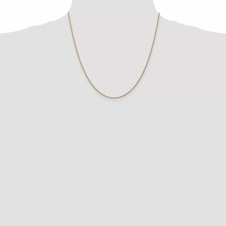 Lovely Rita's Bracelets 14k Yellow Gold 1.00mm Diamond Cut Spiga Chain