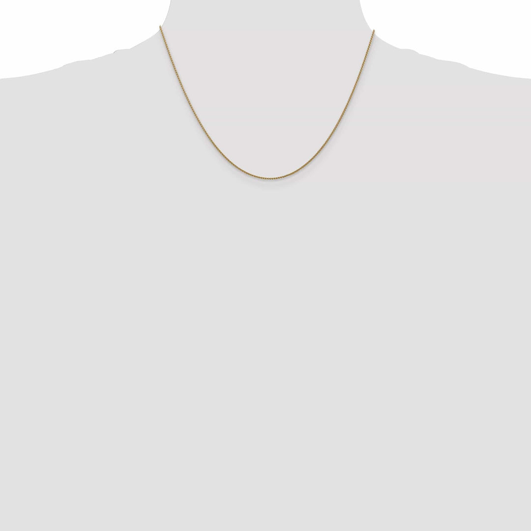 Lovely Rita's Bracelets 14k Yellow Gold 1.00mm Diamond Cut Spiga Chain