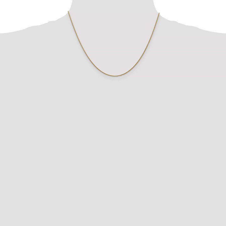 Lovely Rita's Bracelets 14k Yellow Gold 1.00mm Diamond Cut Spiga Chain