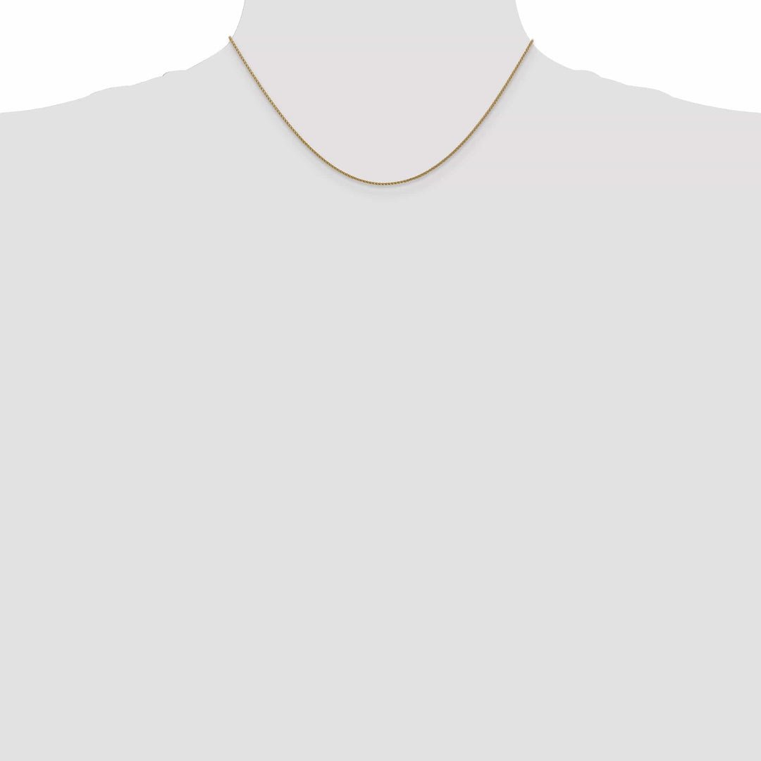 Lovely Rita's Bracelets 14k Yellow Gold 1.00mm Diamond Cut Spiga Chain