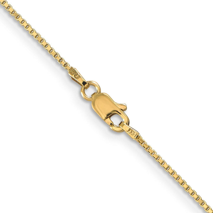Lovely Rita's Bracelets 14k Yellow Gold 1.00mm Polish Solid Box Chain