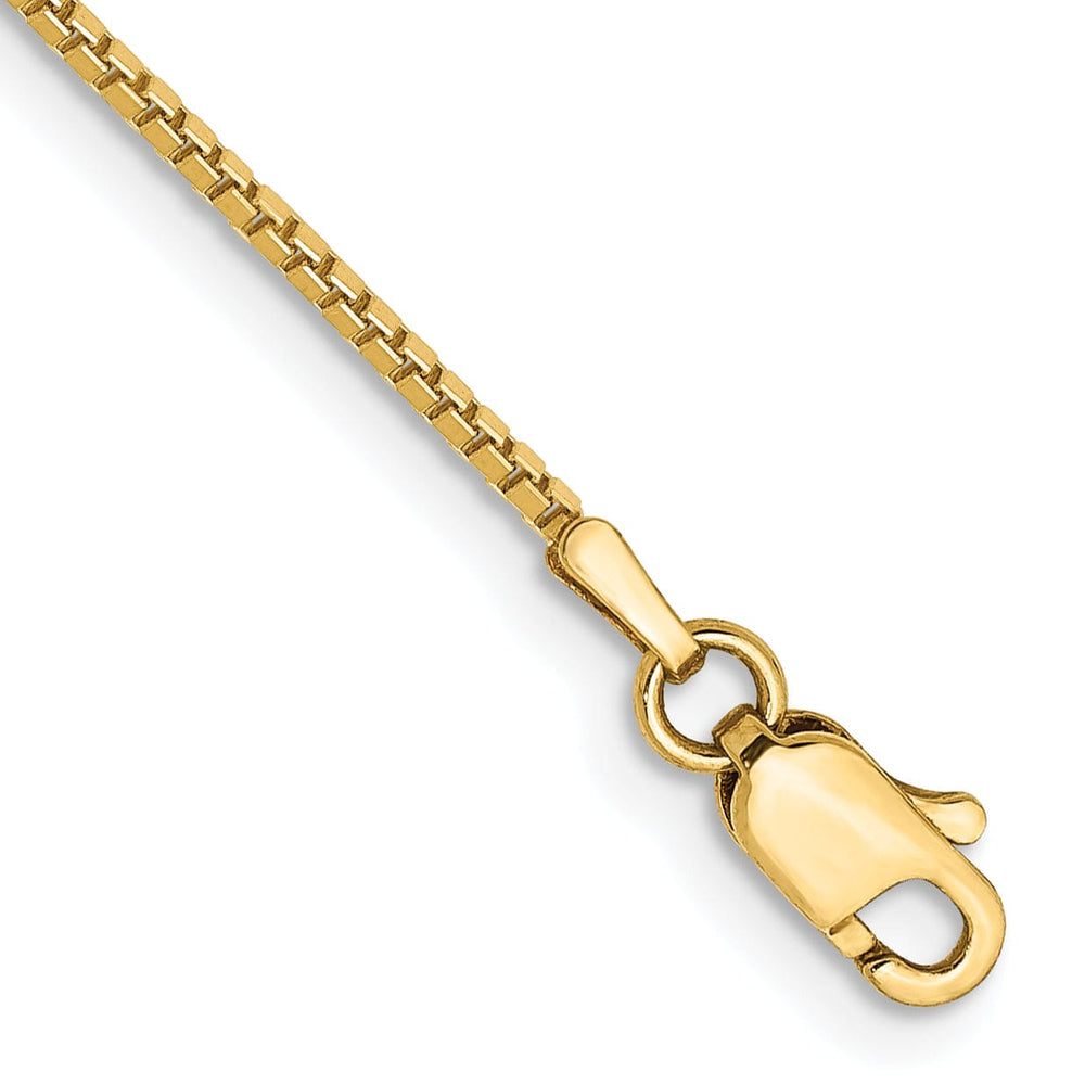 Lovely Rita's Bracelets 14k Yellow Gold 1.00mm Polish Solid Box Chain