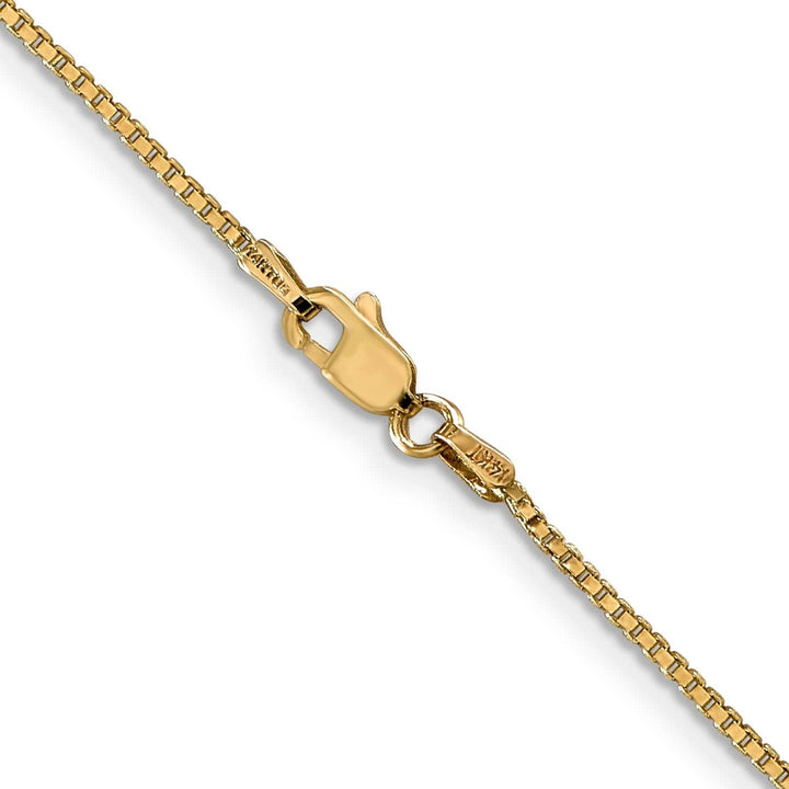 Lovely Rita's Bracelets 14k Yellow Gold 1.10mm Polish Solid Box Chain