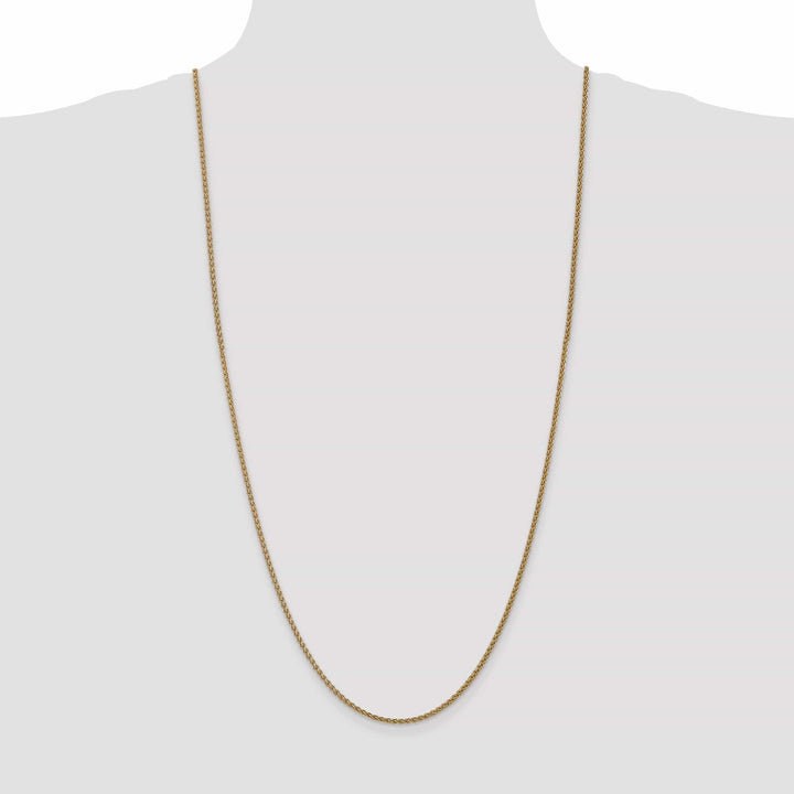 Lovely Rita's Bracelets 14k Yellow Gold 1.10mm Solid Polish Spiga Chain