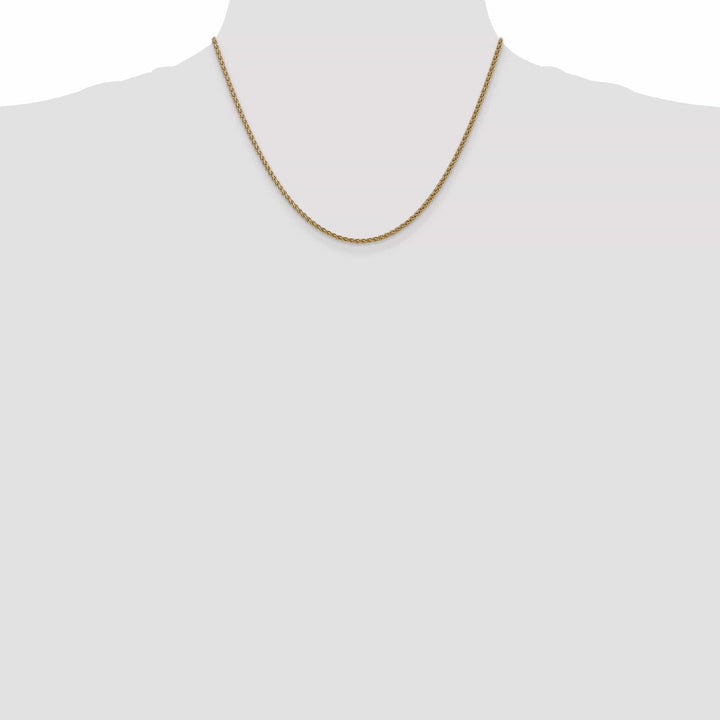 Lovely Rita's Bracelets 14k Yellow Gold 1.10mm Solid Polish Spiga Chain