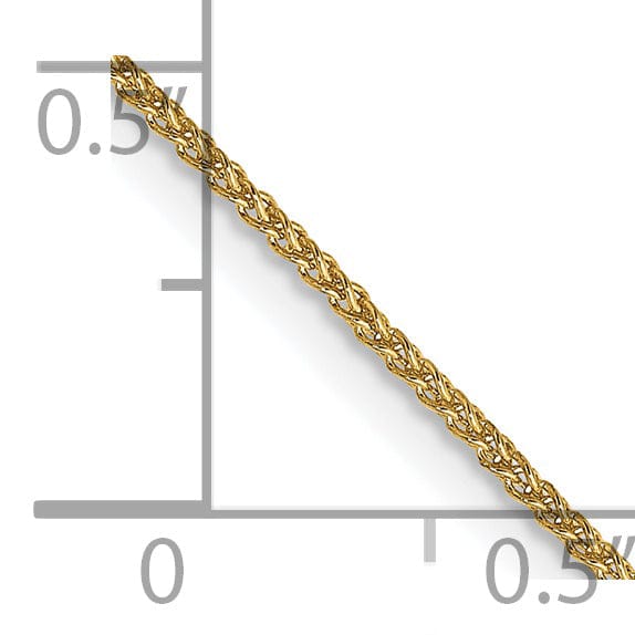 Lovely Rita's Bracelets 14k Yellow Gold 1.10mm Solid Polish Spiga Chain