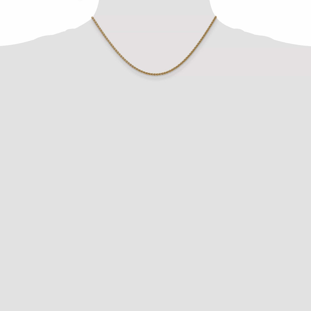 Lovely Rita's Bracelets 14k Yellow Gold 1.10mm Solid Polish Spiga Chain