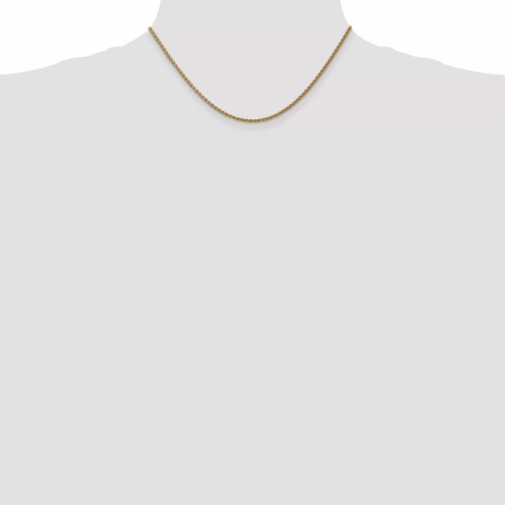 Lovely Rita's Bracelets 14k Yellow Gold 1.10mm Solid Polish Spiga Chain