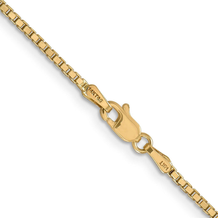 Lovely Rita's Bracelets 14k Yellow Gold 1.50mm Polish Solid Box Chain