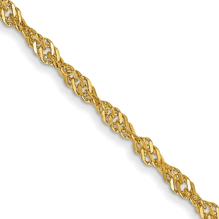 Lovely Rita's Bracelets 14k Yellow Gold 1.60m Polished Singapore Chain