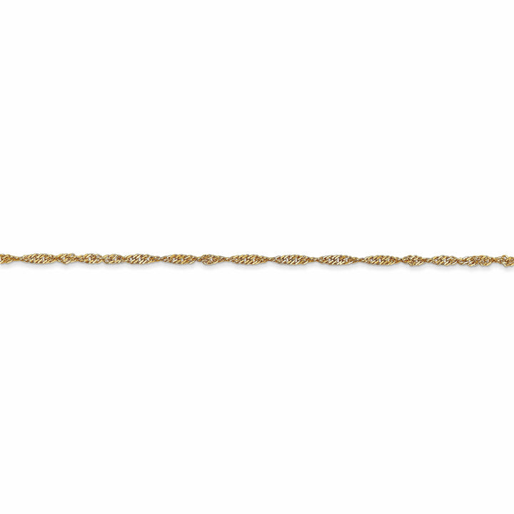 Lovely Rita's Bracelets 14k Yellow Gold 1.60m Polished Singapore Chain