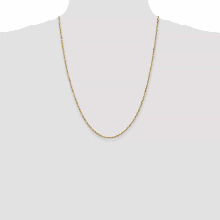 Lovely Rita's Bracelets 14k Yellow Gold 1.70m Polished Singapore Chain