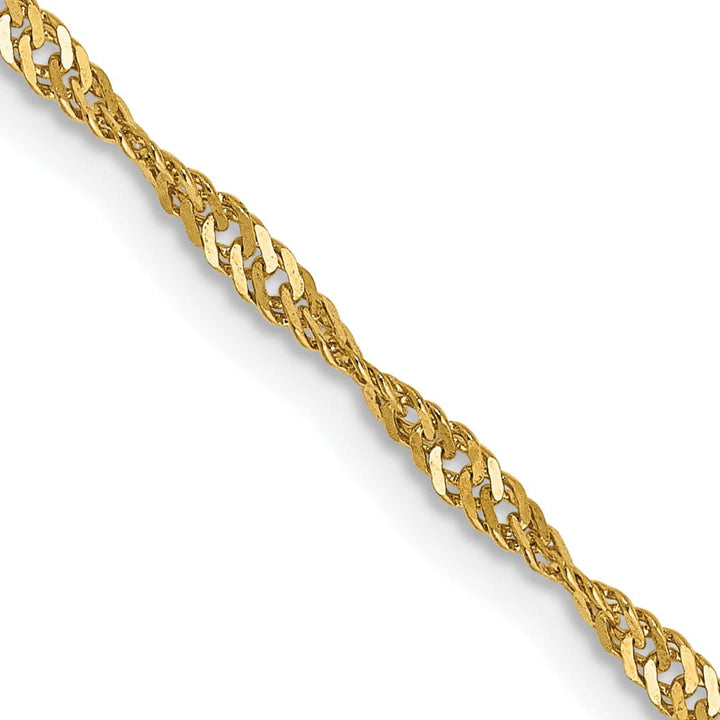 Lovely Rita's Bracelets 14k Yellow Gold 1.70m Polished Singapore Chain