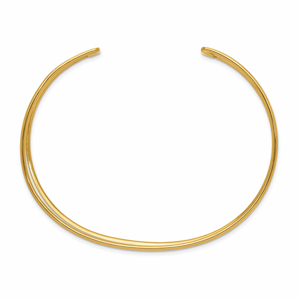 Lovely Rita's Bracelets 14k Yellow Gold 19 MM Wide Polished Cuff Bangle