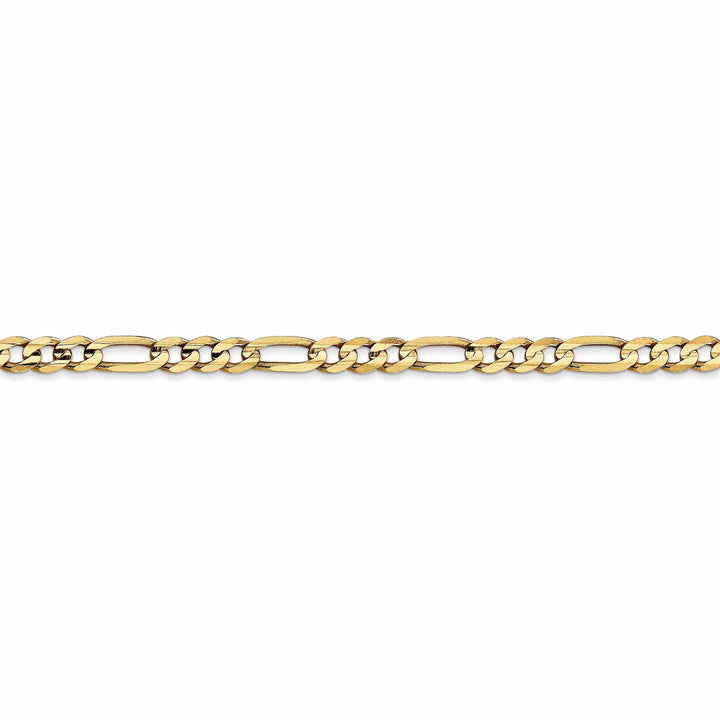 Lovely Rita's Bracelets 14k Yellow Gold 4.00m Concave Open Figaro Chain