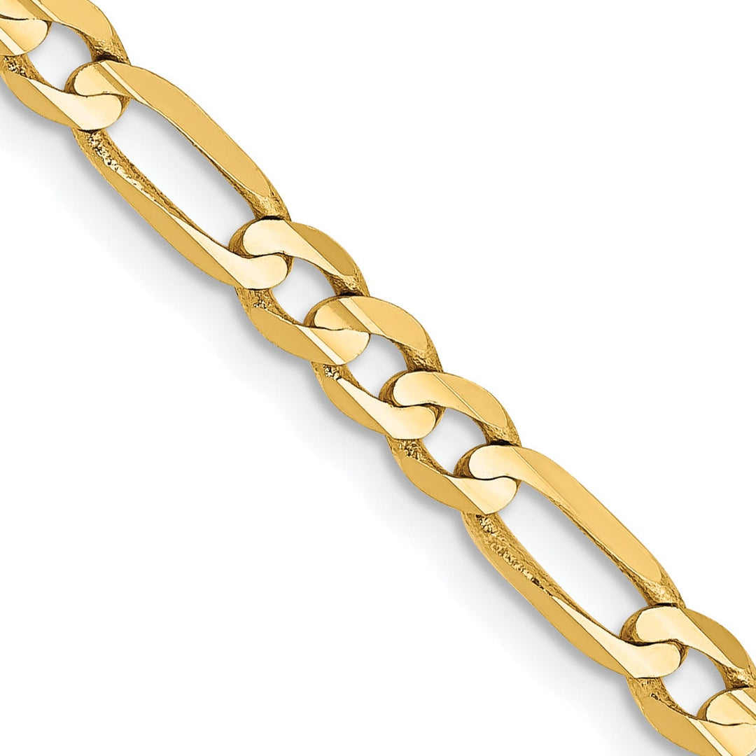 Lovely Rita's Bracelets 14k Yellow Gold 4.00m Concave Open Figaro Chain