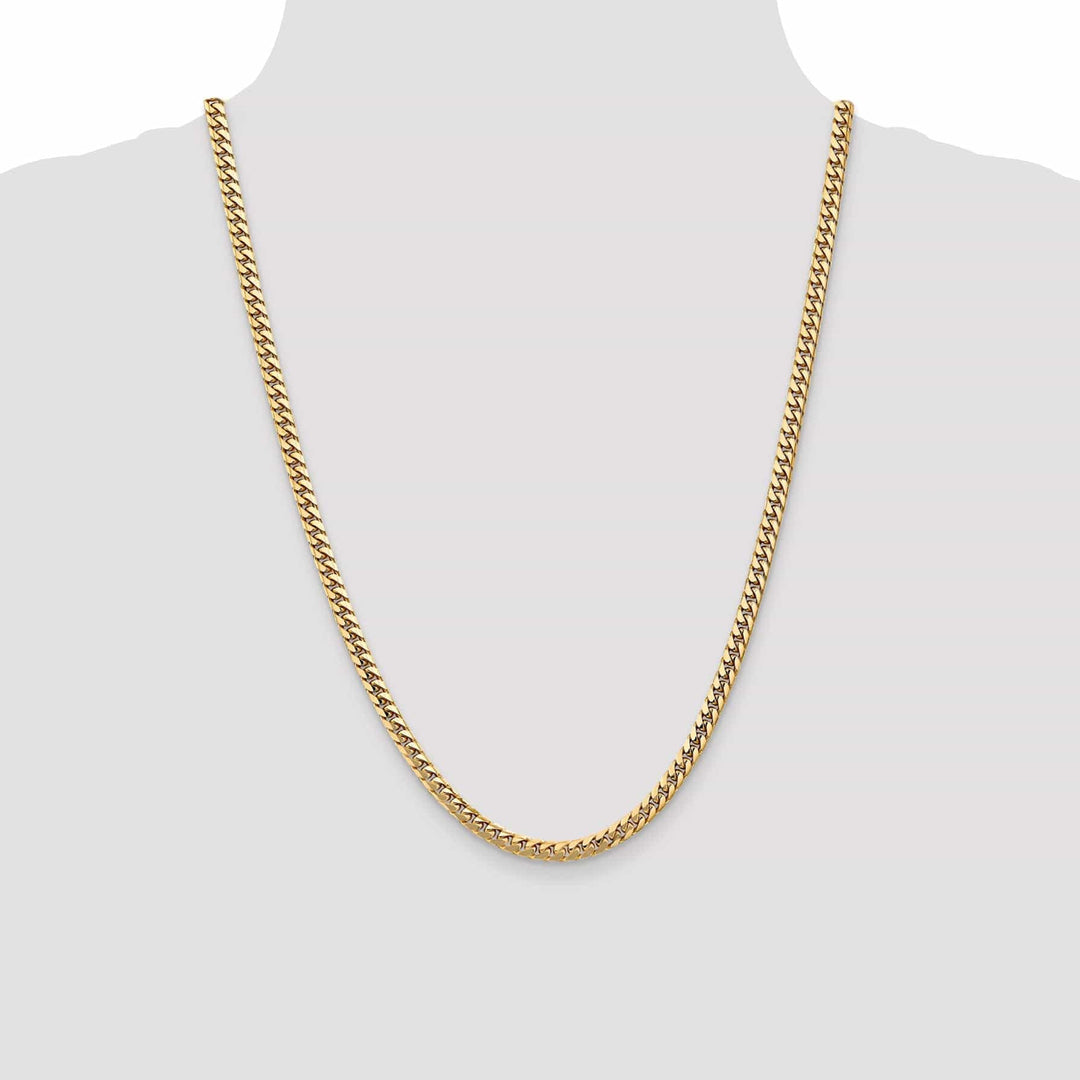 Lovely Rita's Bracelets 14k Yellow Gold 4.30-mm Domed Curb Link Chain