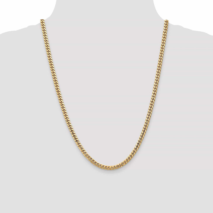 Lovely Rita's Bracelets 14k Yellow Gold 4.30-mm Domed Curb Link Chain