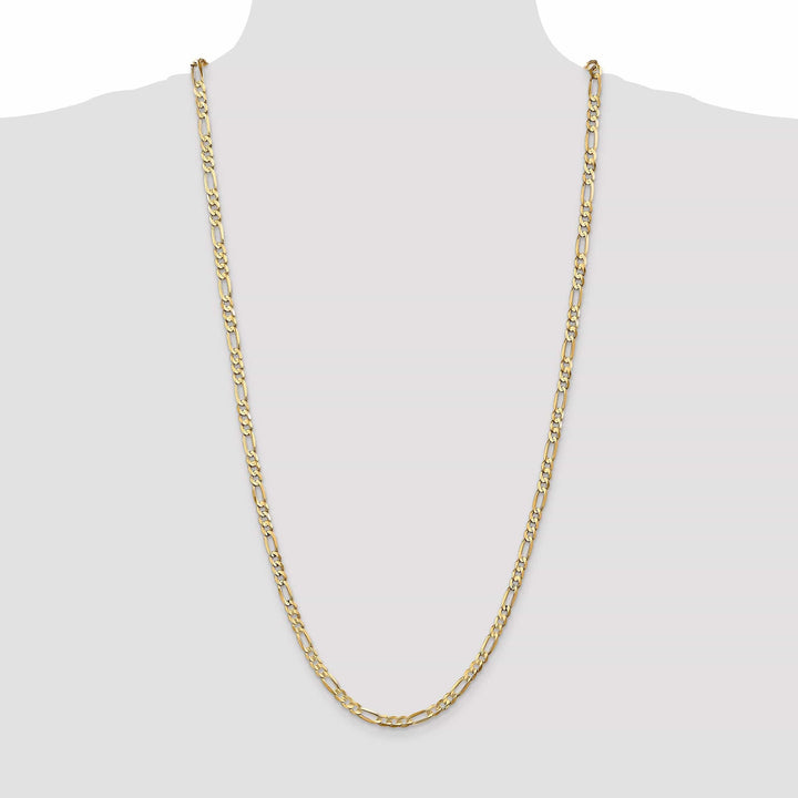 Lovely Rita's Bracelets 14k Yellow Gold 4.50m Concave Open Figaro Chain