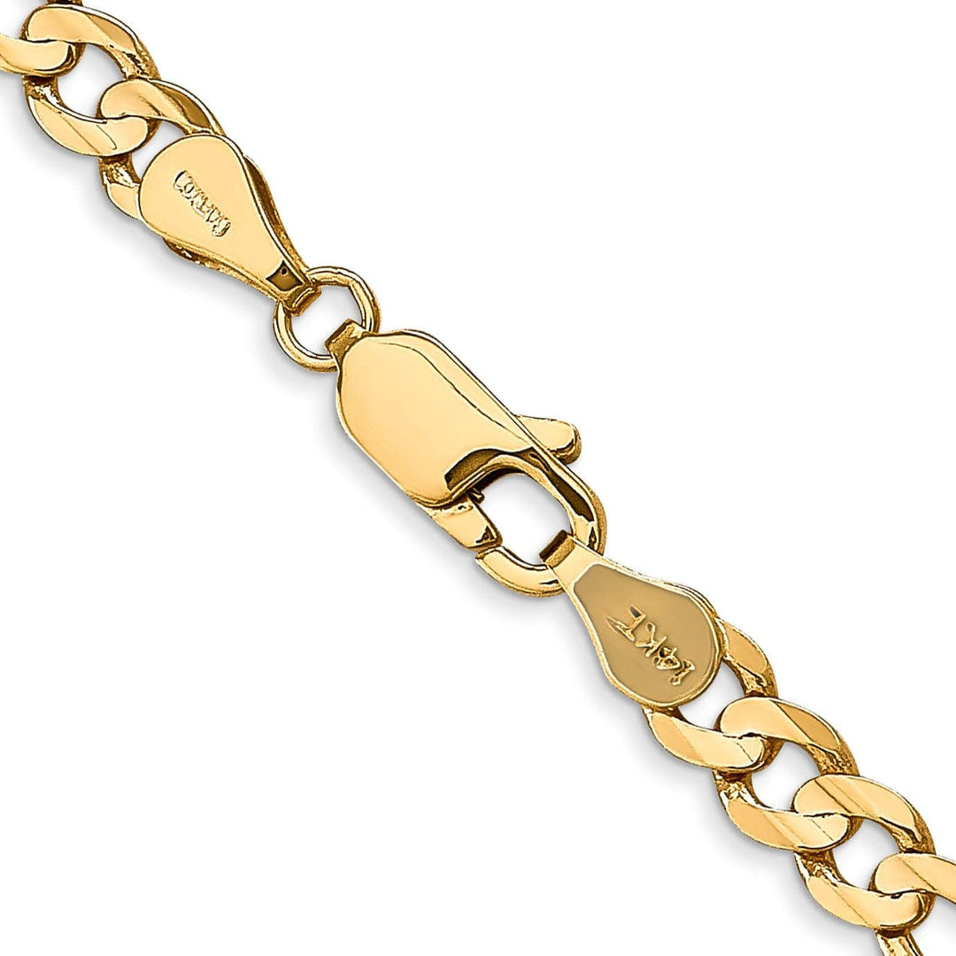 Lovely Rita's Bracelets 14k Yellow Gold 4.50m Concave Open Figaro Chain