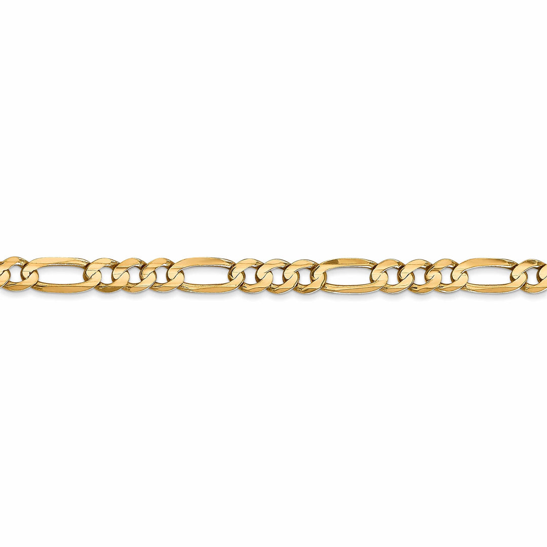 Lovely Rita's Bracelets 14k Yellow Gold 4.50m Concave Open Figaro Chain