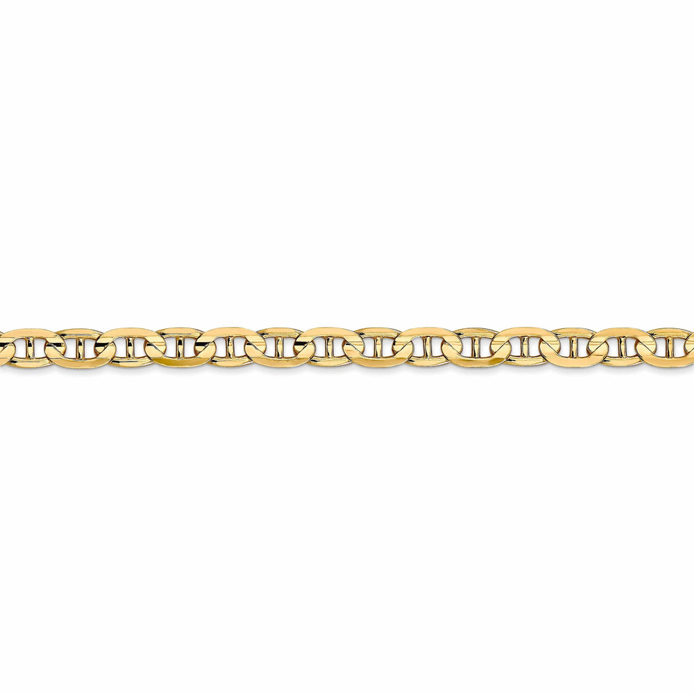 Lovely Rita's Bracelets 14k Yellow Gold 4.50mm Concave Anchor Chain