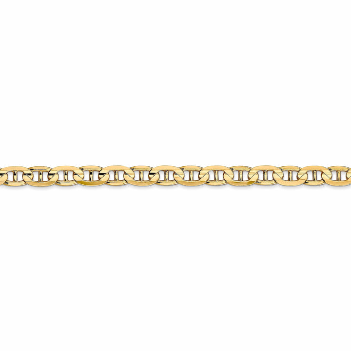 Lovely Rita's Bracelets 14k Yellow Gold 4.50mm Concave Anchor Chain